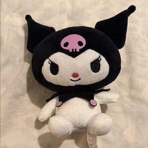 Sanrio Kuromi Plush Doll Black White Pink